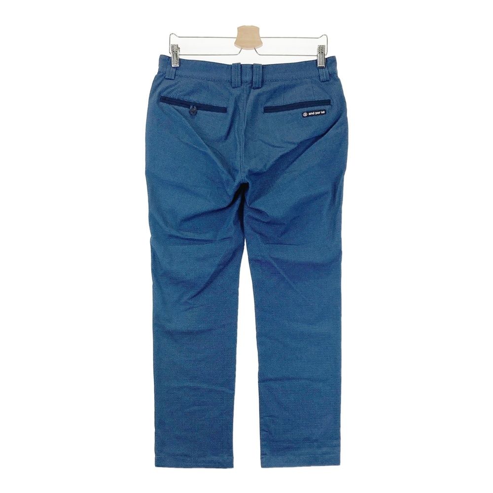 and per se アンパスィ　総柄　ゴルフパンツ　ロゴ　ゴルフ　GOLF 紺 and per se アンパスィ 総柄 ゴルフパンツ ロゴ ゴルフ GOLF 紺