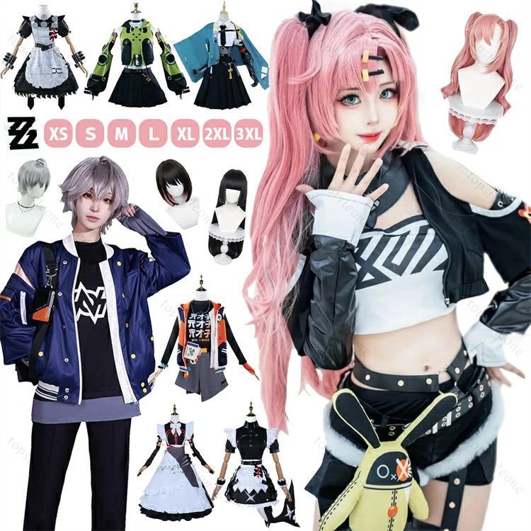 コスプレ衣装 ゼンゼロ コスプレ ウィッグ付き 星見雅 アキラ リン ニコ ゼンレスゾーンゼロ アレクサンドリナ アンビー?デマラ カリン?ウ