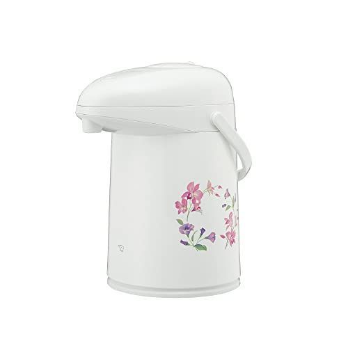 2.2L_リースフラワー 象印マホービン ZOJIRUSHI 象印ガラスエアーポット リースフラワー AB-RC22-FW 2.2L