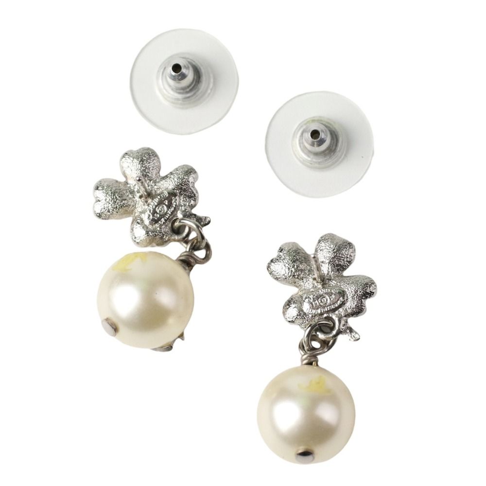 CHANEL シャネル 15P フェイクパール ラインストーンクローバー CHANEL シャネル 15P フェイクパール ラインストーンクローバー