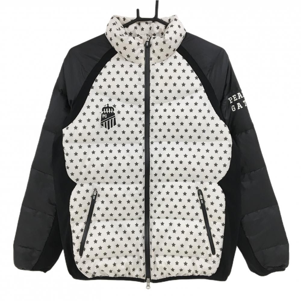 PEARLY GATES 星柄ジャケット PEARLY GATES｜Nyストレッチ中綿フーディブルゾン <ギザ星柄