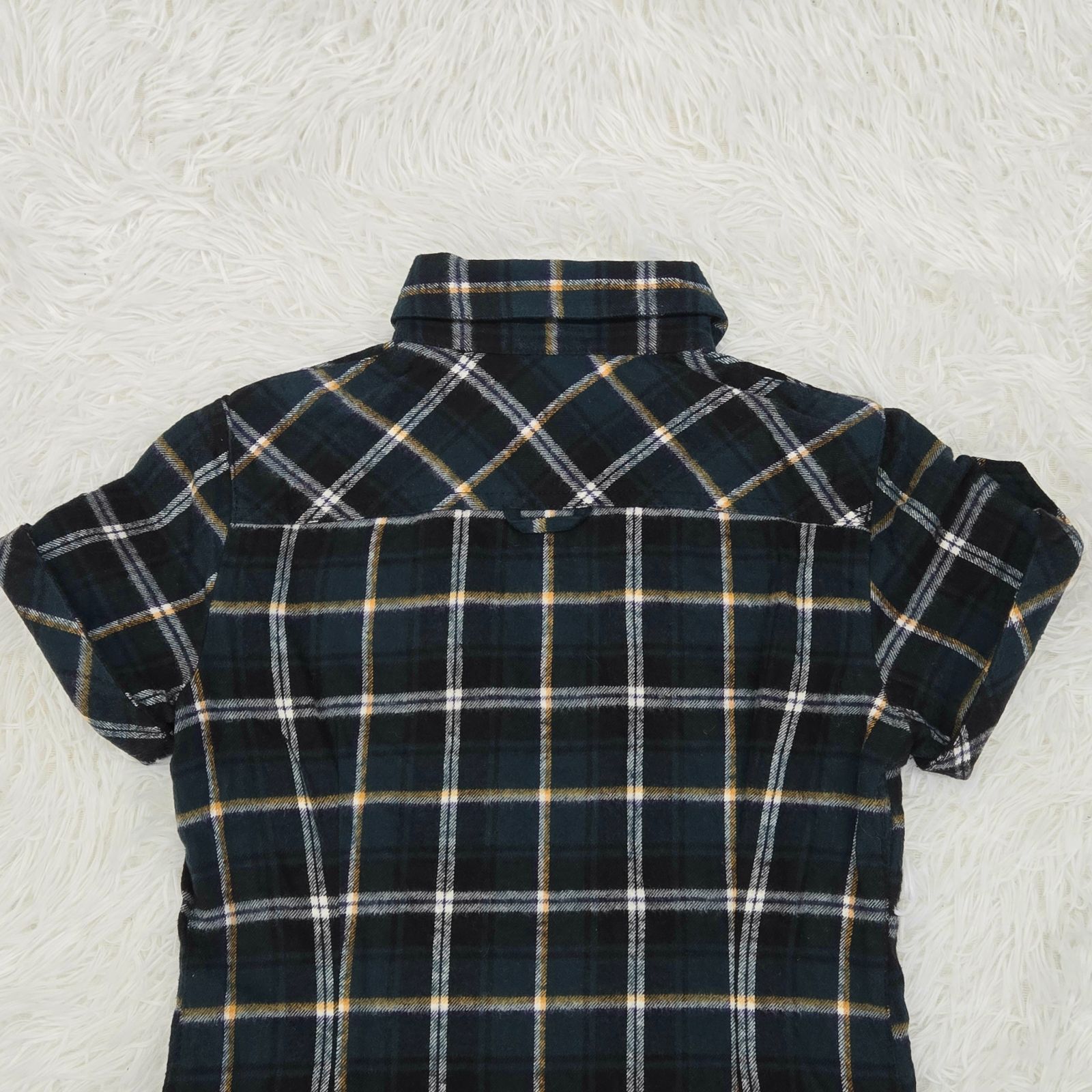 バーバリーブルーレーベル　ノバチェック　ホースロゴ　フランネルシャツ BURBERRY BLUE LABEL - バーバリーブルーレーベル ノバチェック