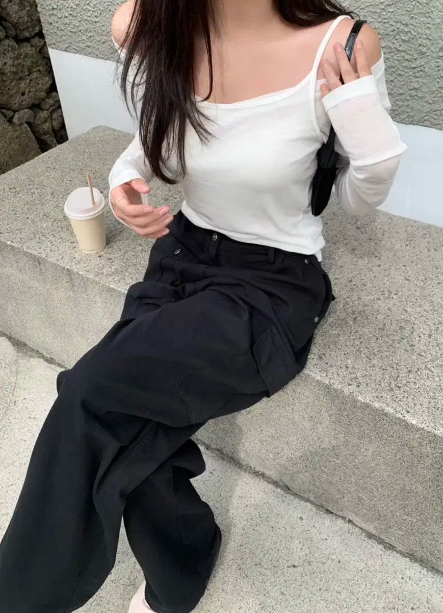 カーゴパンツ 黒