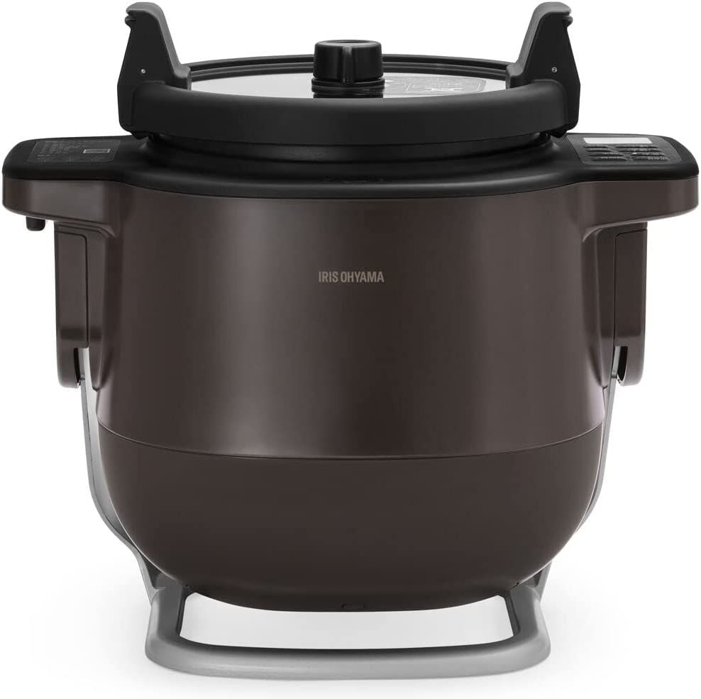 アイリスオーヤマ 自動かくはん式調理機 CHEF DRUM KDAC-IA2-T 自動メニュー108種類 簡単調理 ブラウン
