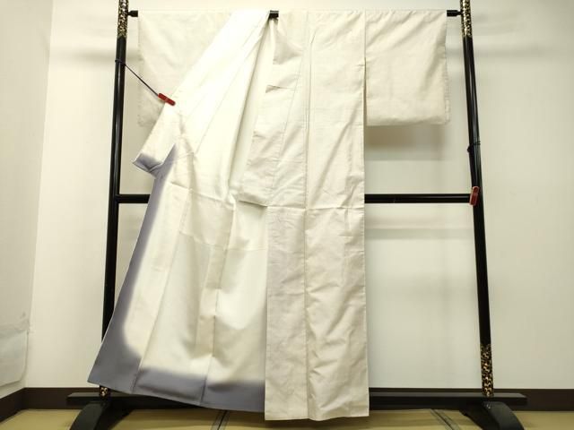 平和屋着物○本場大島紬 道中着セット 白大島 7マルキ 正絹 逸品