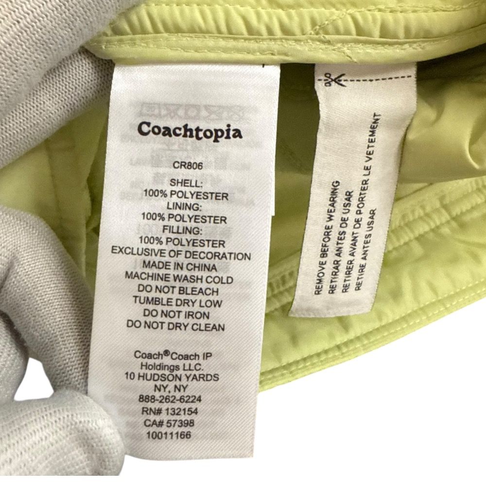 未使用 Coachtopia コーチトピア ループキルテッドハート ミニスカート  