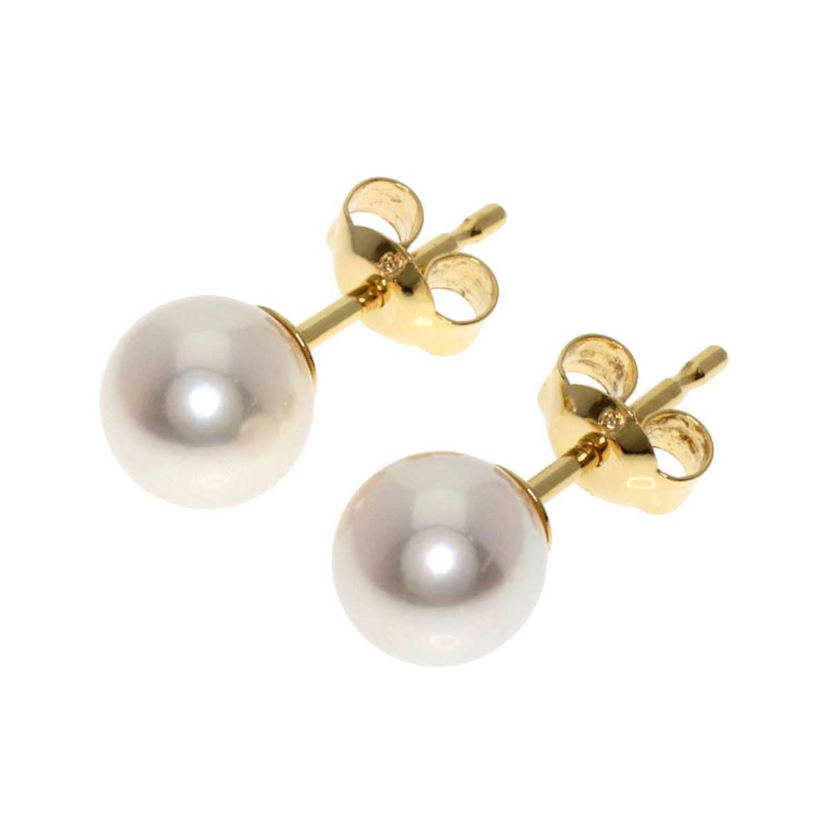 TASAKI タサキ K18 YG パール ピアス TASAKI タサキ バランス プラス パール 真珠 ピアス K18ピンク