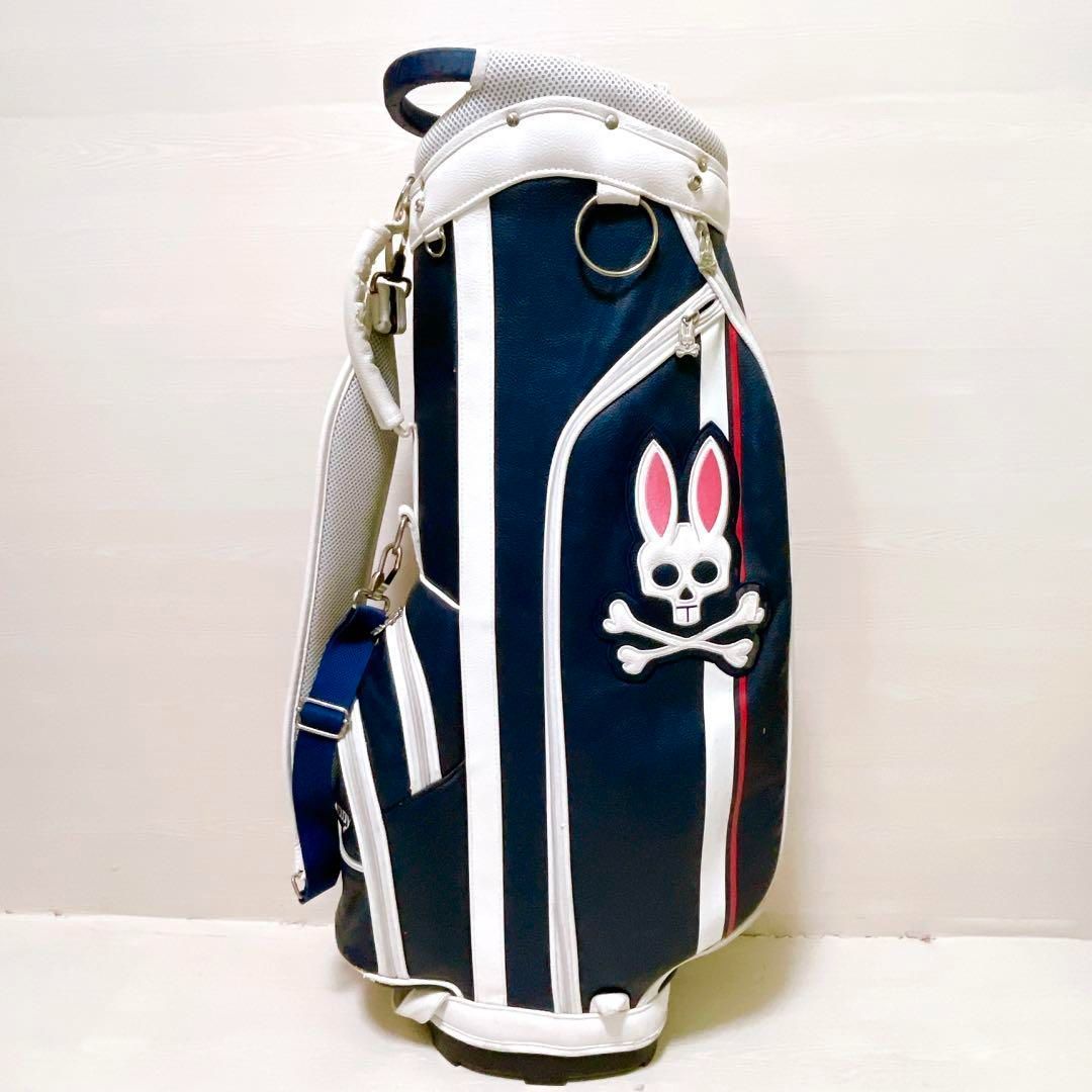 PSYCHO BUNNY サイコバニー キャディバッグ ゴルフバッグ 9.5型 6分割