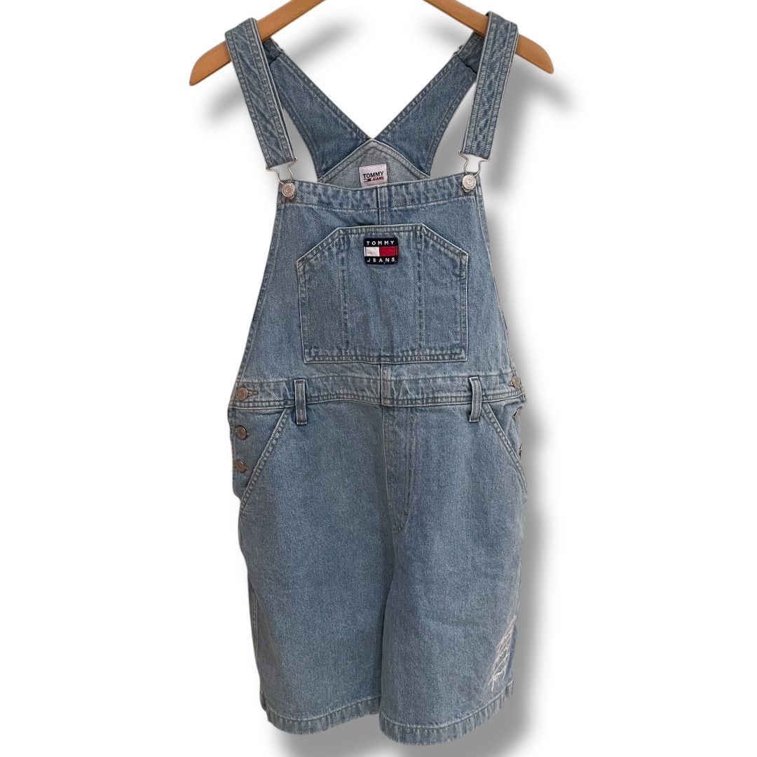  jeans トミージーンズ  オーバーオール　サロペット　キッズ kids】00年代 TOMMY HILFIGER トミー デニム オーバーオール