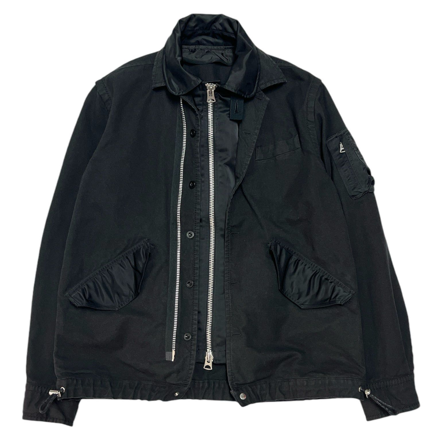 sacai22SS Twill Docking Blouson