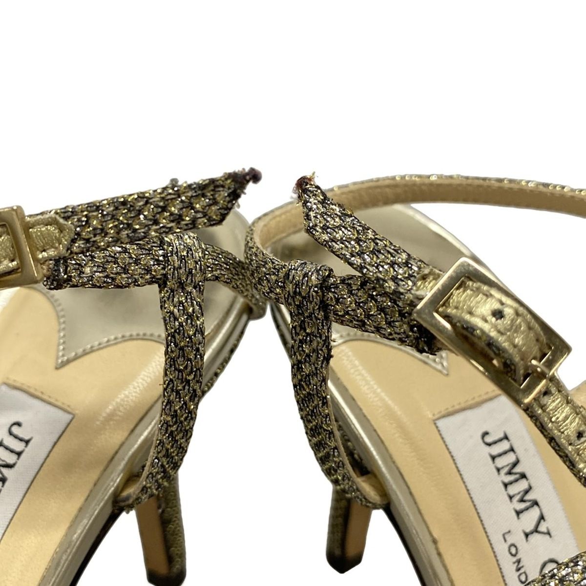 JIMMY CHOO(ジミーチュウ) サンダル 35 1/2 レディース