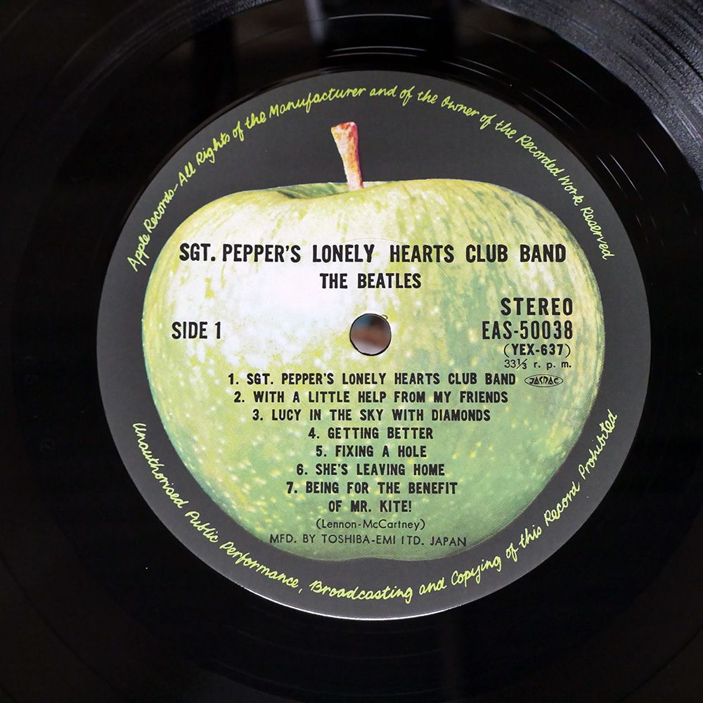レコード　国内盤　サージェントペパーズ　ビートルズ　東芝音工盤　アップル　送料込 国内盤 ビートルズ/サージェントペパーズロンリーハーツクラブ