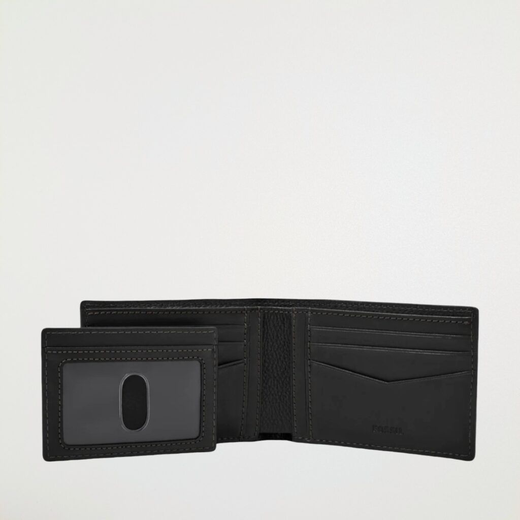 FOSSIL フォッシル メンズ カードケース 財布 ブラック レザー
