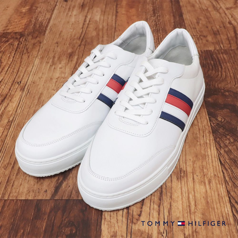 TOMMY HILFIGER/43(27.5cm)/レザースニーカー FM0FM04492 TOMMY HILFIGER/43(27.5cm)/レザースニーカー FM0FM04492