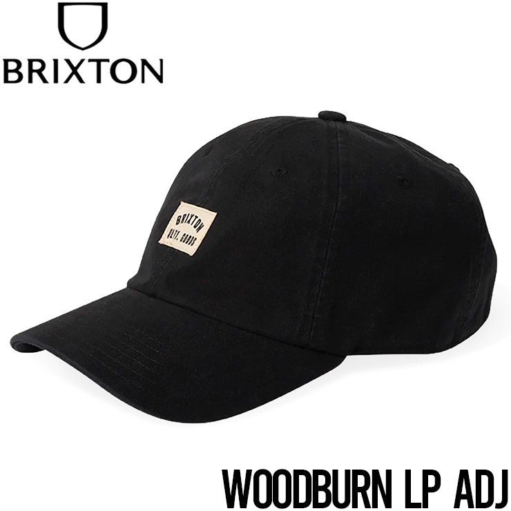 【送料無料】ストラップキャップ 帽子 BRIXTON ブリクストン WOODBURN LP CAP 11588 BLKVW 日本代理店正規品