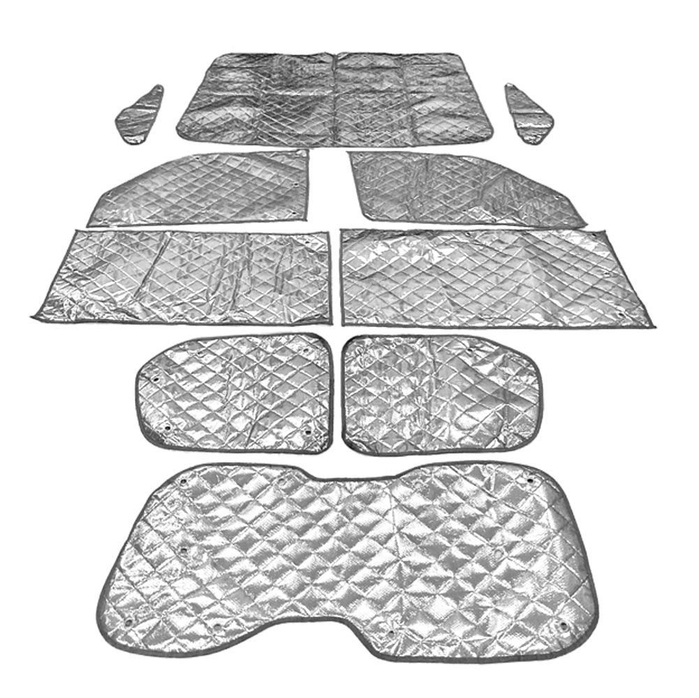 サンシェード セレナ C27 マルチサンシェード 10枚set 一台分 カーテン 遮光 日除け 車中泊 アウトドア キャンプ 5層構造