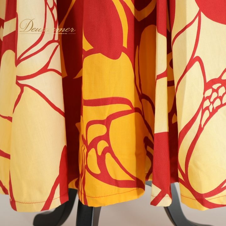 【美品 フラダンス衣装】鮮やかなレッド MAKAMAKA マカマカ ワンピース 楽天市場】フラ ハワイアン ドレス ワンピース マカマカ カイラ