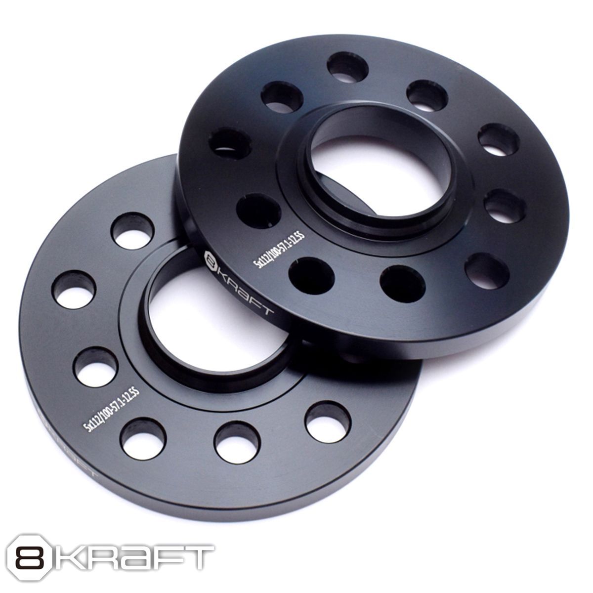 8KRAFT VW ザ ビートル ハブ付 スペーサー 12.5ｍｍ 5H-100 112 φ57.1 ワイトレ PCD100 112 5穴 ハブ径 φ57.1 ワイドトレッド