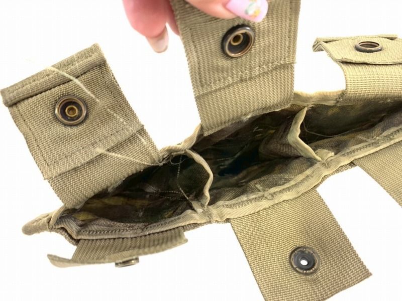米軍放出品 マルチカムマガジンポーチ 米軍放出品】マガジンポーチ 2個 サイドポーチ M-4 3マガジン
