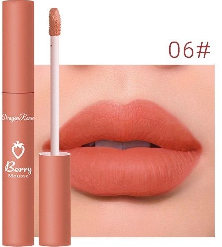 メルカリshops マットリップグロス 06 リップティント オレンジ ブラウン ベージュ マット