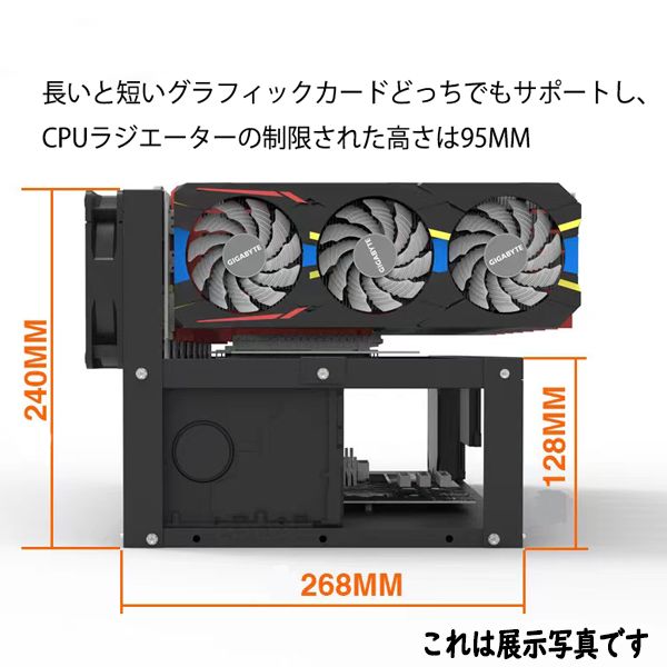 新品 マイニングフレーム8GPU 1点+静音ファン5点セット