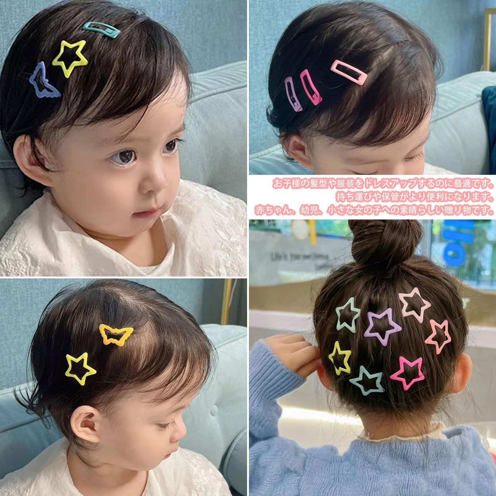 alen83 みろ ハート型ヘアピン イエロー ヘアクリップ 韓国 へア 