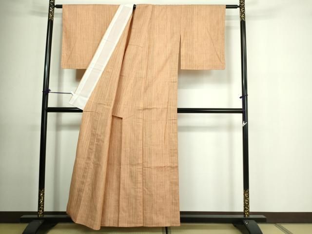 平和屋着物▽上質な紬 　単衣　 間道　正絹　逸品　未使用　DAAU6400sf 平和屋着物▽上質な紬 単衣 間道 正絹 逸品 未使用 DAAU6400sf - メルカリ