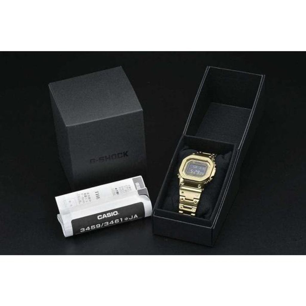 カシオ GMW-B5000GD-9JF Gショック フルメタル メンズ SS ソーラー電波