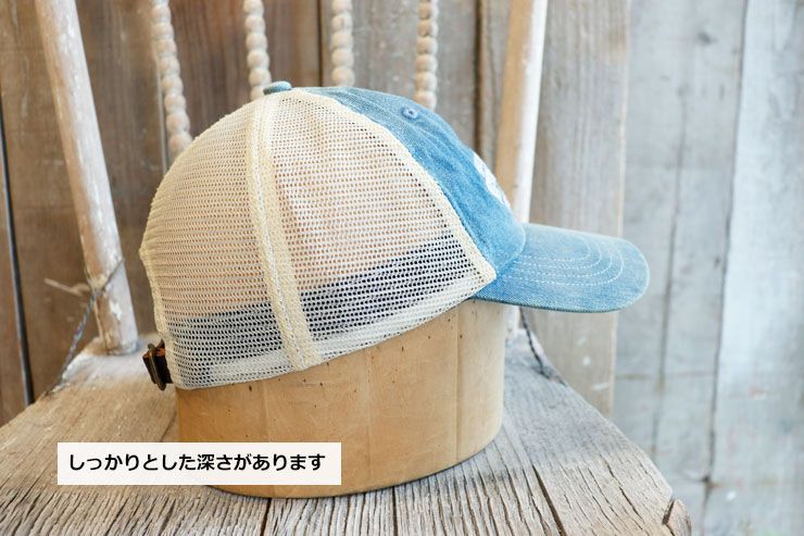 [ポロラルフローレン] POLO デニム ロゴ メッシュキャップ☆☆ POLO R.LAUREN] ラルフローレン メッシュキャップ デニム ロゴ