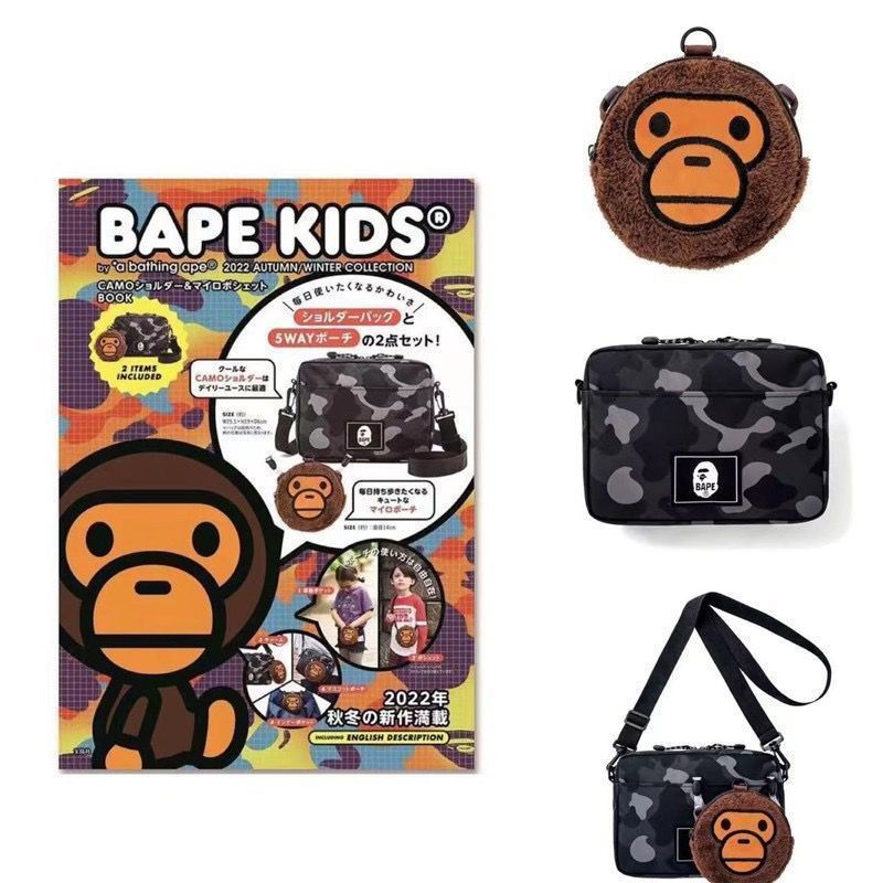 A BATHING APE カモフラージュ ボディバッグ　ショルダーバック A BATHING APE アベイシングエイプ ×PORTER 1ST CAMO BODY BAG
