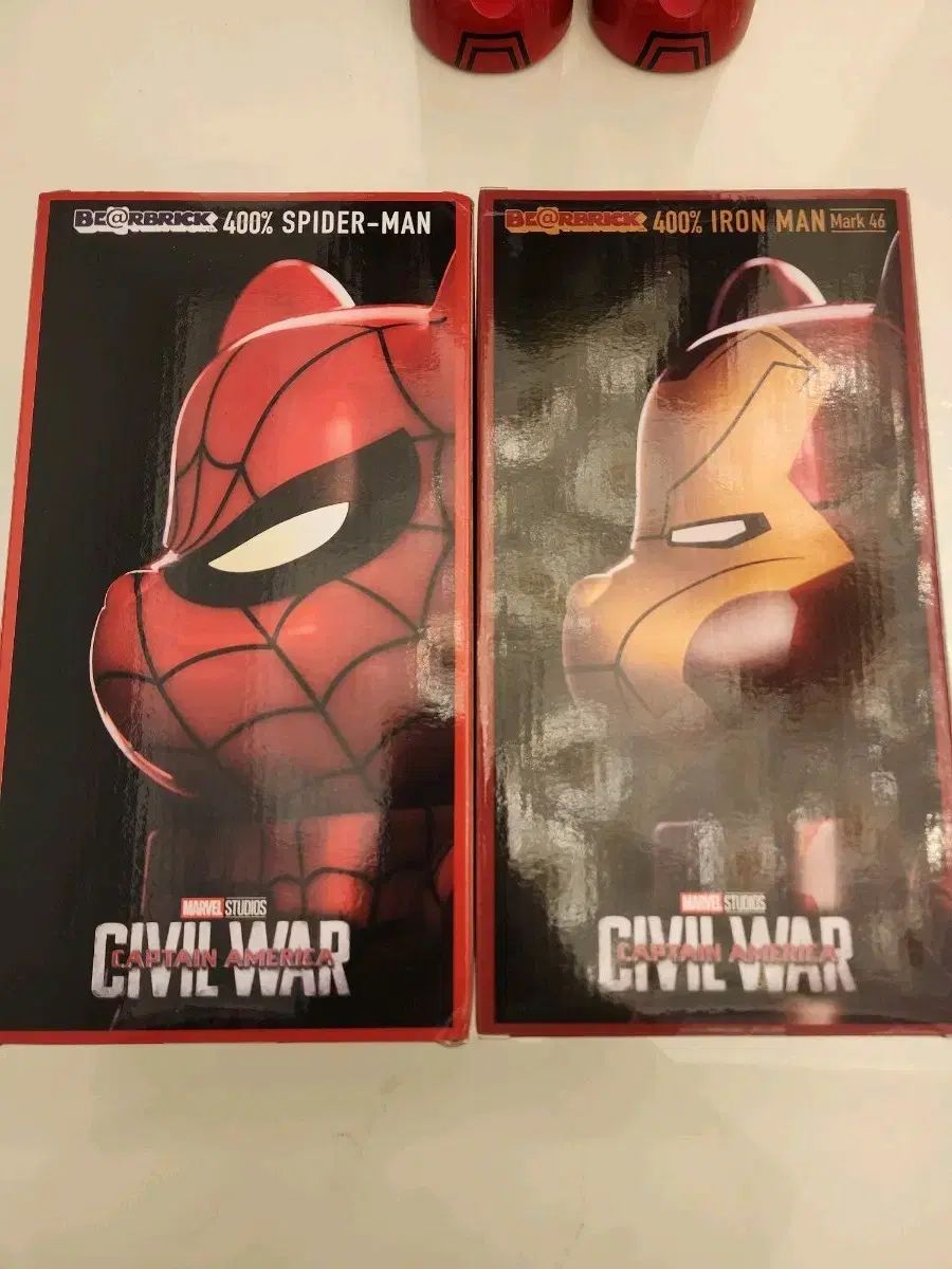BE@RBRICK(ベアブリック) マーブル アイアンマン sp 賞 スパイダーマン
