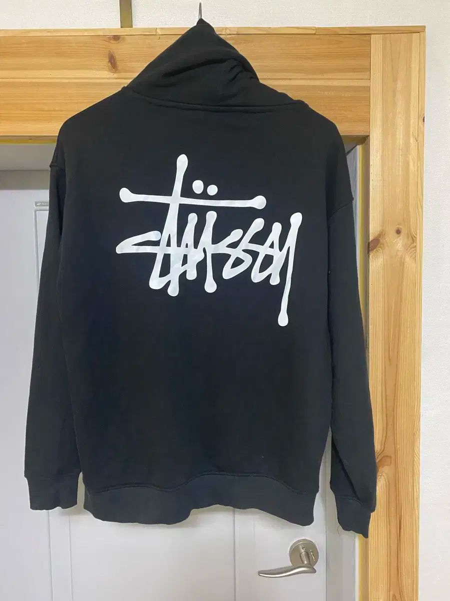 法人限定 STUSSY ベーシック フードジップアップ ブラック サイズ M