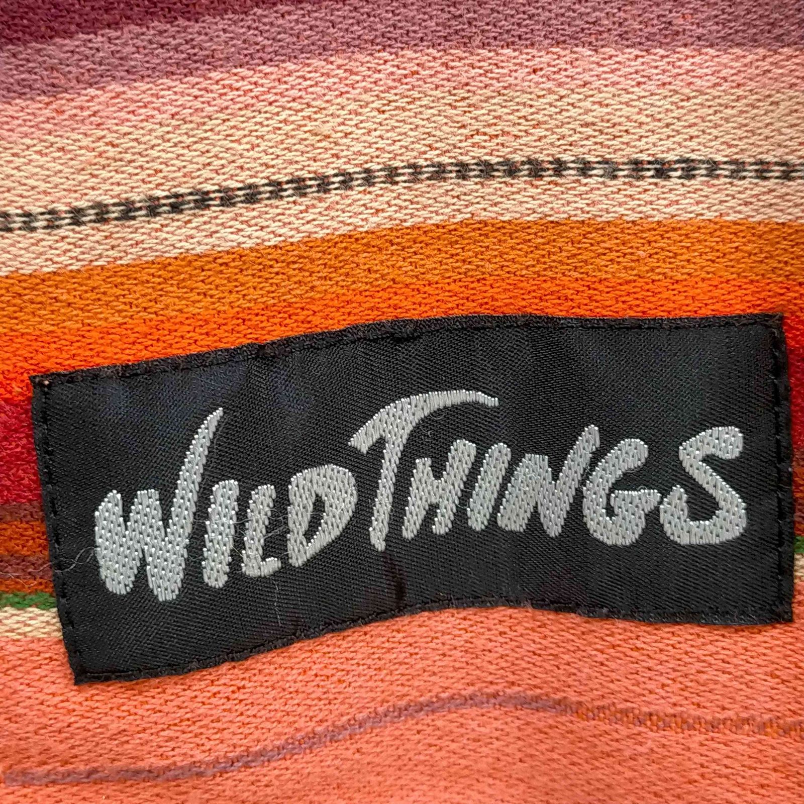 ワイルドシングス WILD THINGS サラぺ柄 リバーシブル ボアジャケット 