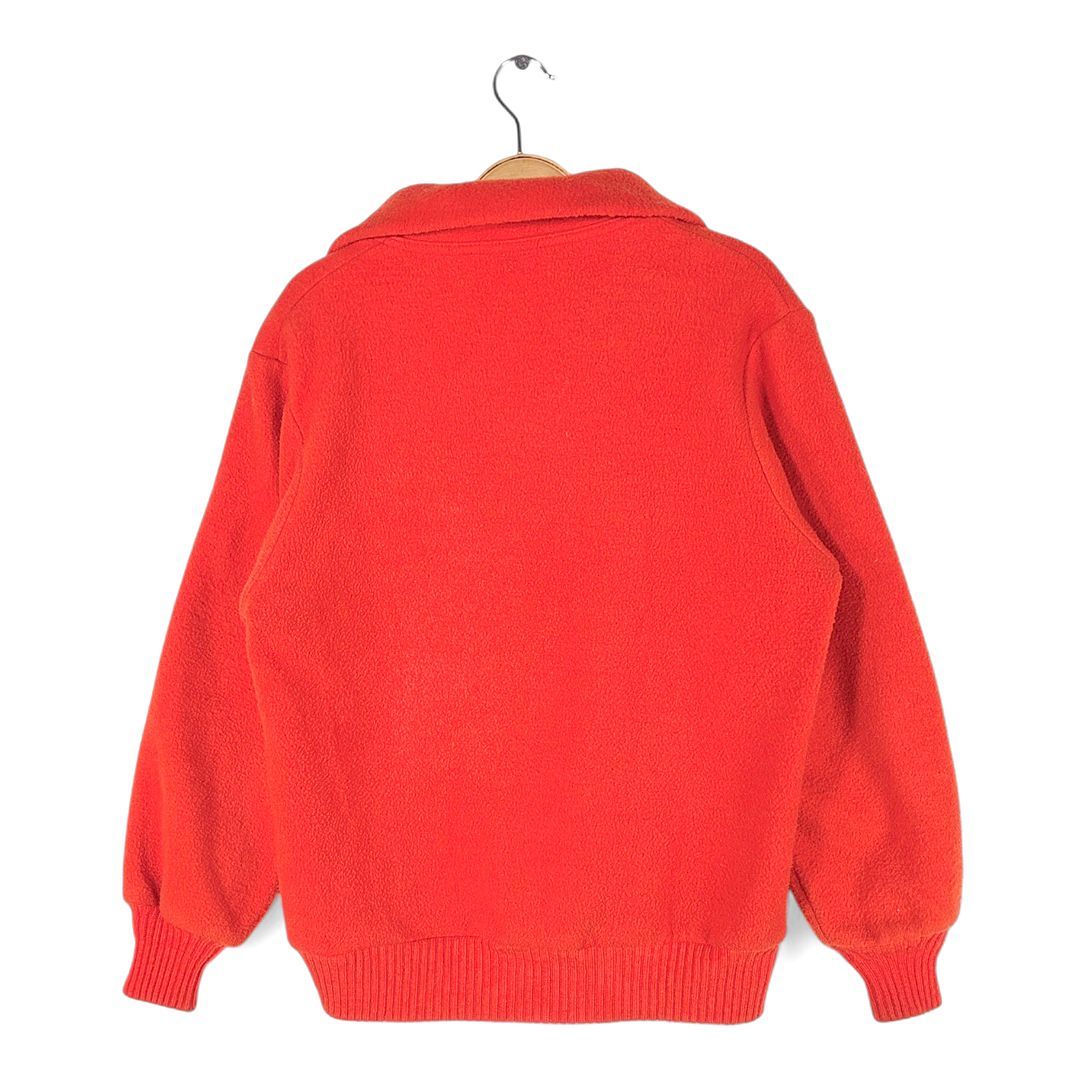 70s パタゴニア 白タグ ヴィンテージフリースジャケット オレンジ プルオーバー PATAGONIA アウトドア サイズL相当