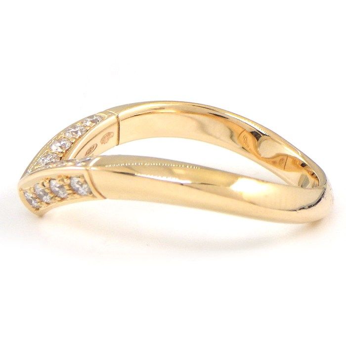 ルイ ヴィトン LOUIS VUITTON リング V Q9Y46C 16ポイント ダイヤモンド 計0.30ct K18PG 9.5号 50