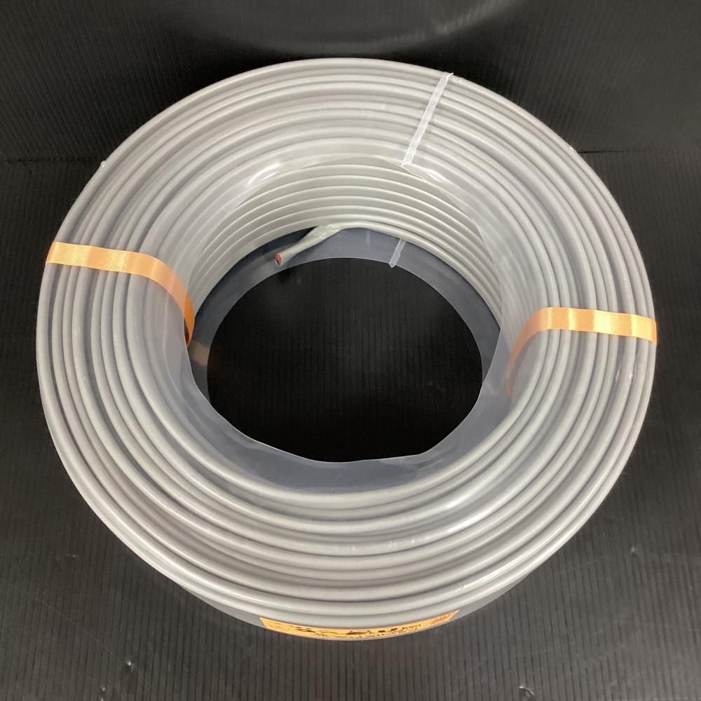 VVFケーブル　3x2.0 mm　残り約89.m 新品 VVFケーブル 2.0mm 3芯 灰色 100m巻 西日本電線 富士電線