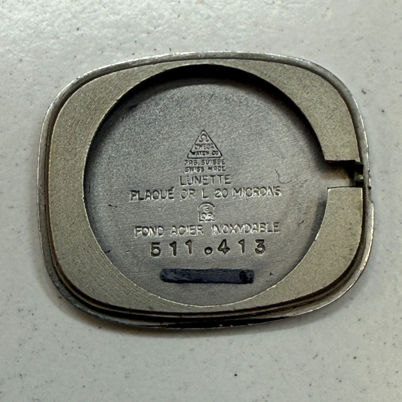 稼働品】OMEGA オメガ 511.413 ジュネーブ ダイヤベゼル 手巻き