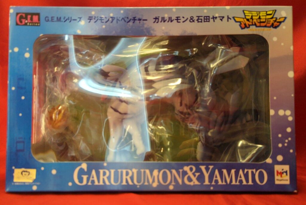 メガハウス G.E.M. デジモンアドベンチャー ガルルモン&石田ヤマト PVC