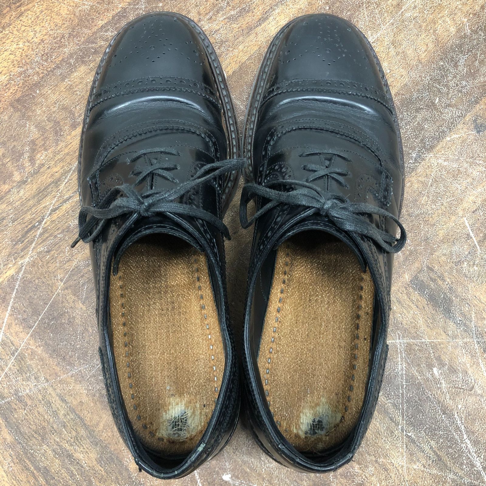 DOLCE&GABBANA ドレスシューズ 6 2/1 ブラック 黒 ウイングチップ 革靴