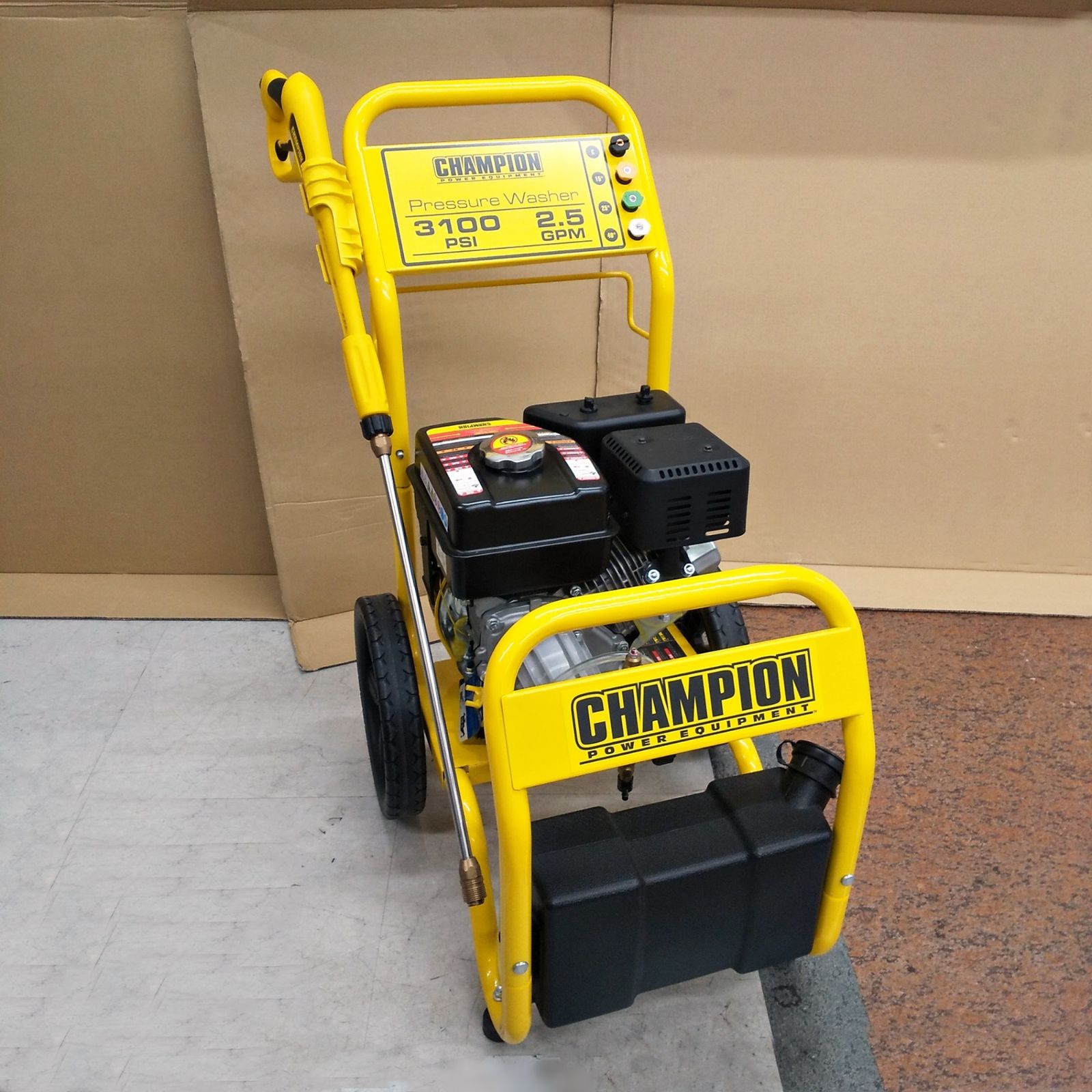 訳あり チャンピオン 高圧洗浄機 3100PSI 76503-J ガソリンエンジン 