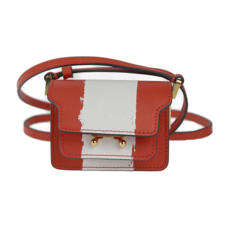 美品 希少 マルニ トランク ミニ ショルダーバッグ パテント エナメル レザー MARNI マルニ TRUNKバッグ ナノ ショルダー トランクバッグ