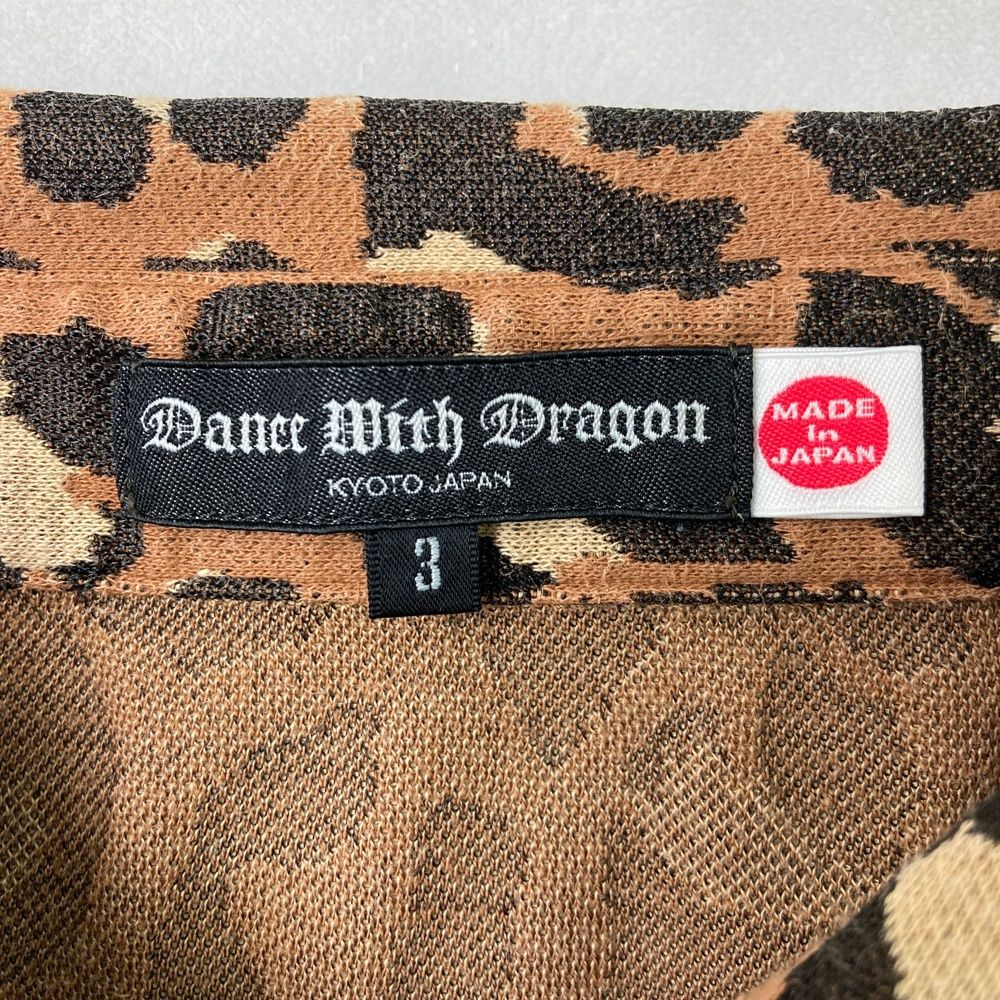 Dance With Dragon 半袖 ポロシャツ ゴルフウェア 豹柄 3 Dance With Dragon 半袖 ポロシャツ ゴルフウェア 豹柄 3 Dance