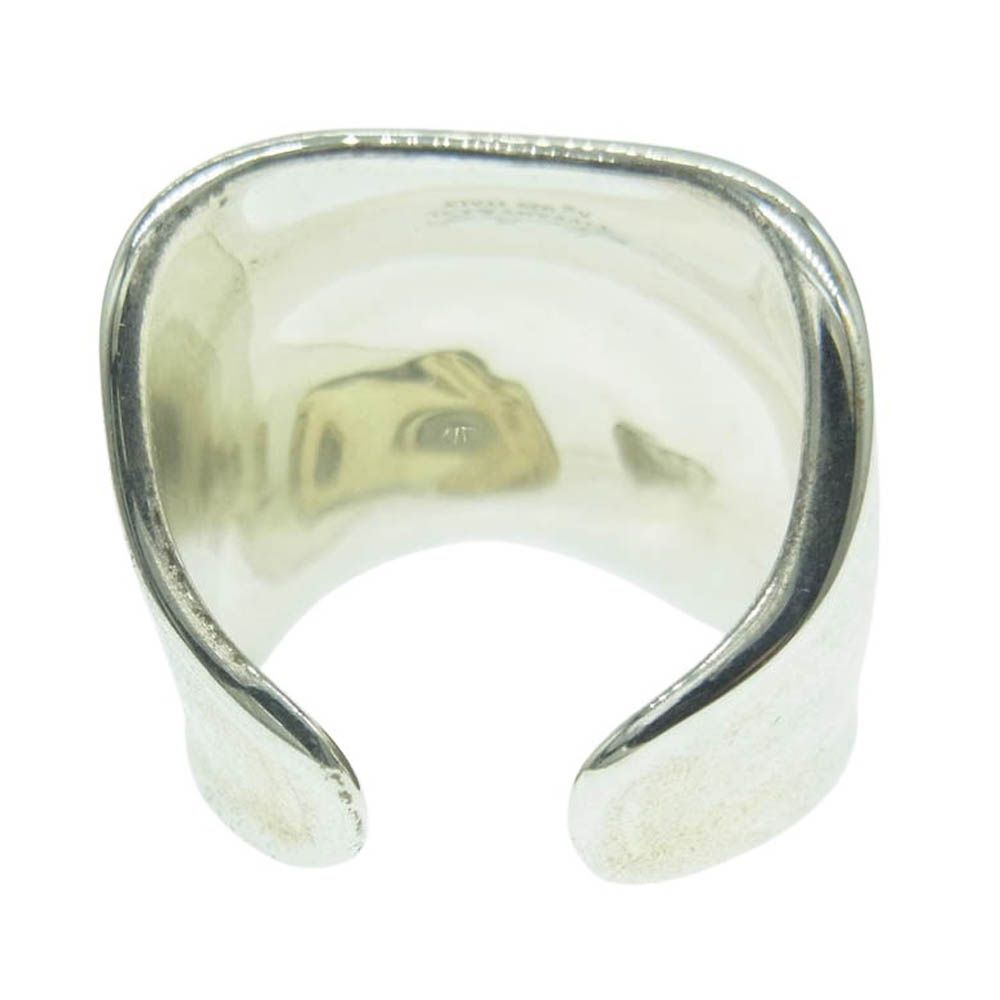 希少 サイズL  ティファニー スモール　ボーンカフ　左手　シルバー バングル ティファニー ボーンカフ スモール シルバーバングル メンズ 希少