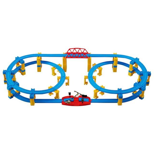 新品 【10点セット】　プラレール　カーブでタワーを上がるレイアウトセット [佐川急便]