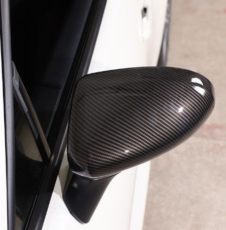 スポーティ全開♪ カーボン ルック ドアミラー カバー メルセデス