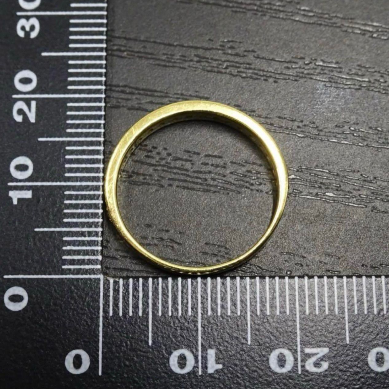 18金 K18 ゴールド GOLD 750 天然ダイヤモンド0.3ct ハーフエタニティ 