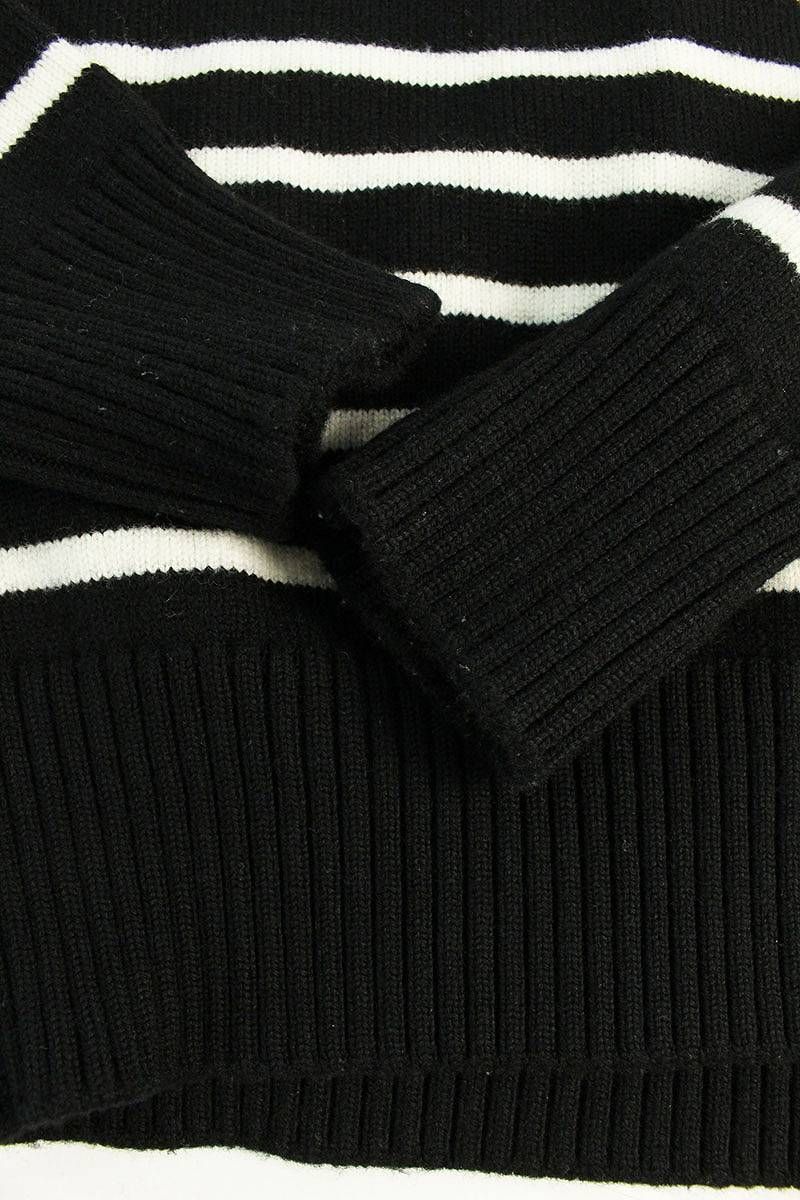 アミアレクサンドルマテュッシ UKS004.018 ハートAロゴウールボーダー  