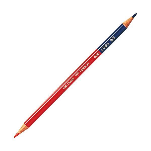 1ダース（12本）×5セット】 トンボ鉛筆 赤青鉛筆 8900VP 7／3
