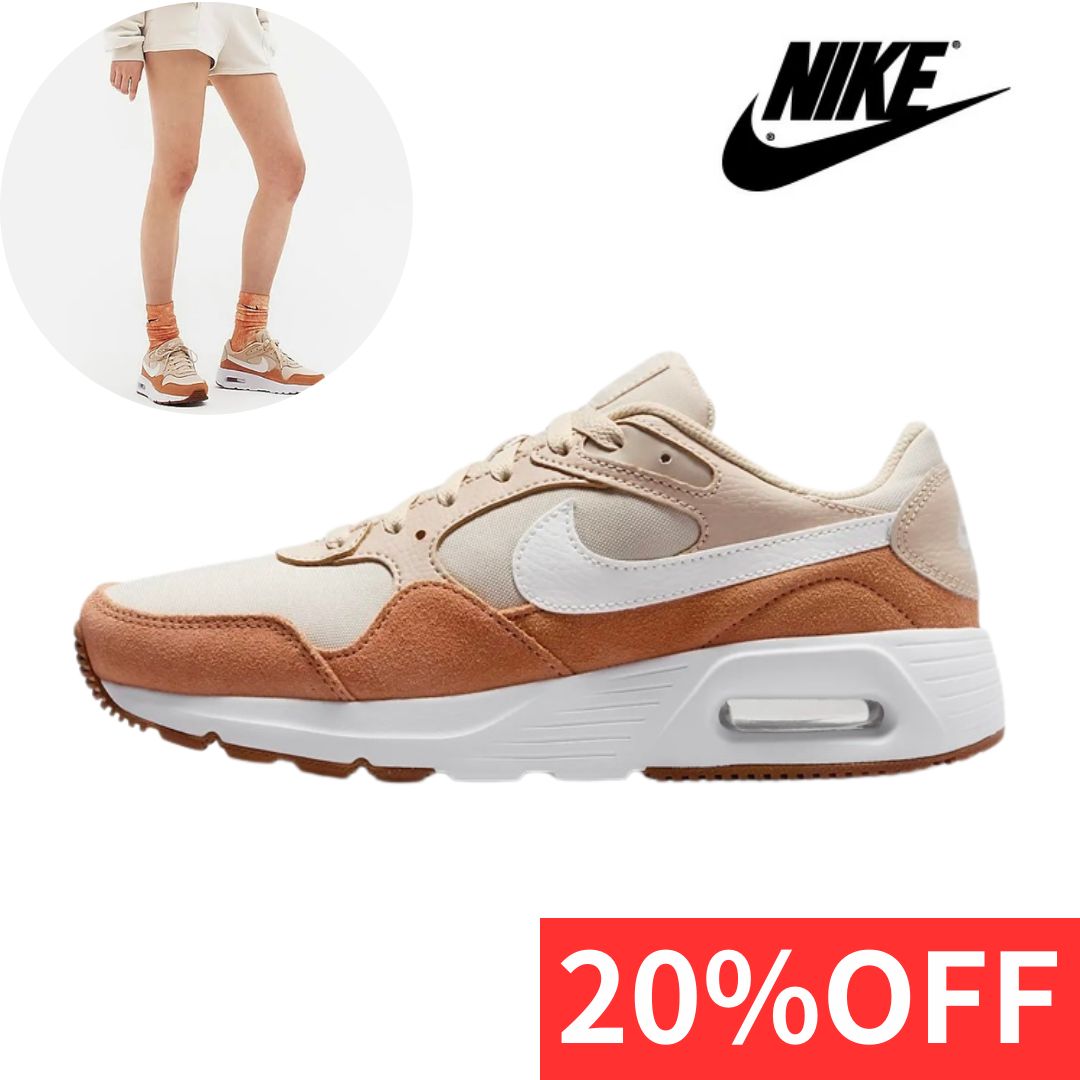 新品‼️ナイキ 定価11,330円 CW4554 119 エアマックス SC WMNS NIKE AIR MAX SC サンドドリフト アンバーブラウン ホワイト サミットホワイト スニーカー カジュアル エアソール デイリー 24.5cm