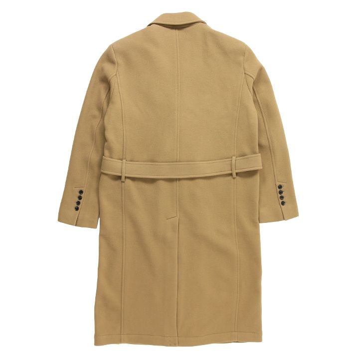 【美品】DIESEL メンズチェスターコート DIESEL ディーゼル ロングコート メンズ ウール混 部分コーティング